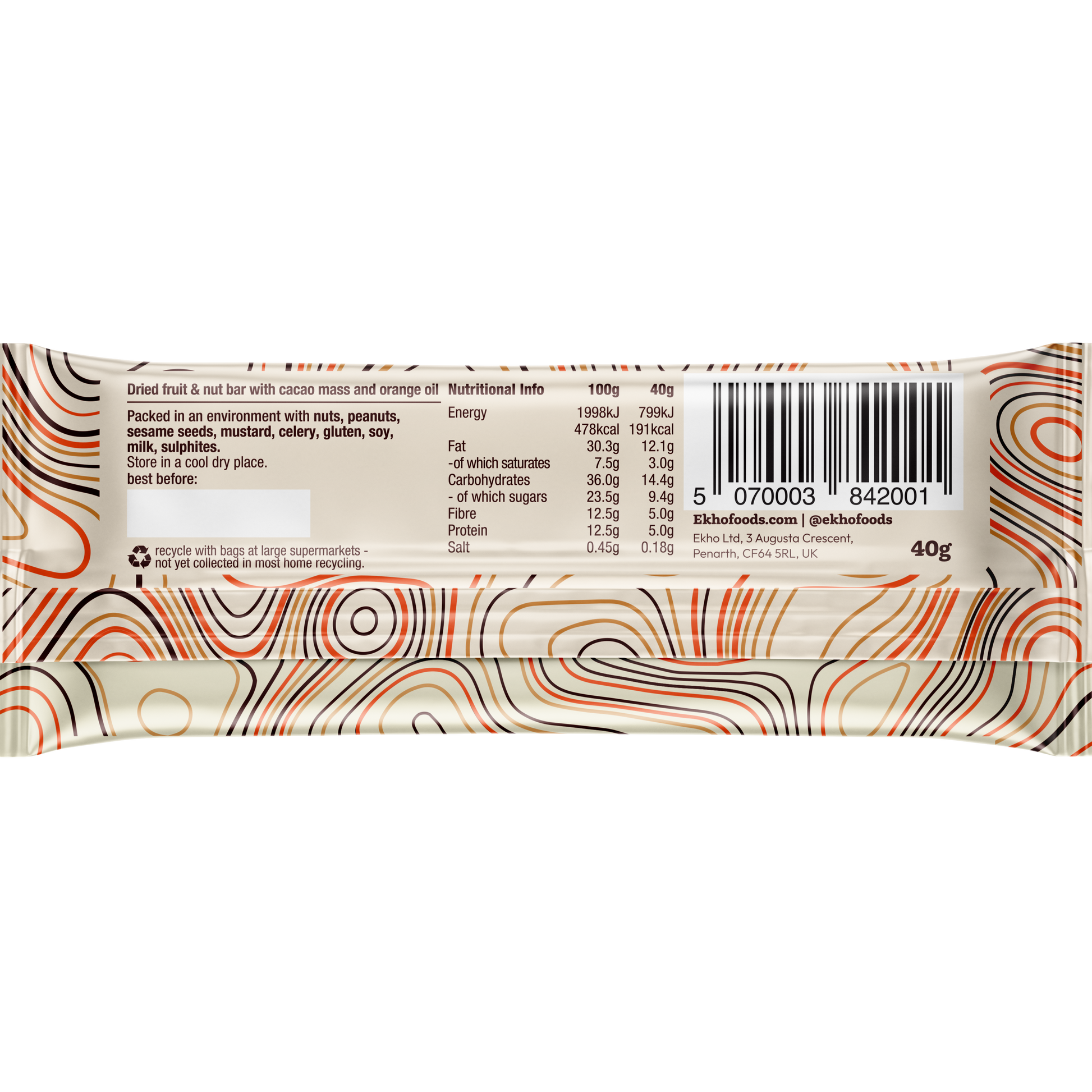 Ekho healthy snack (8 bars)
