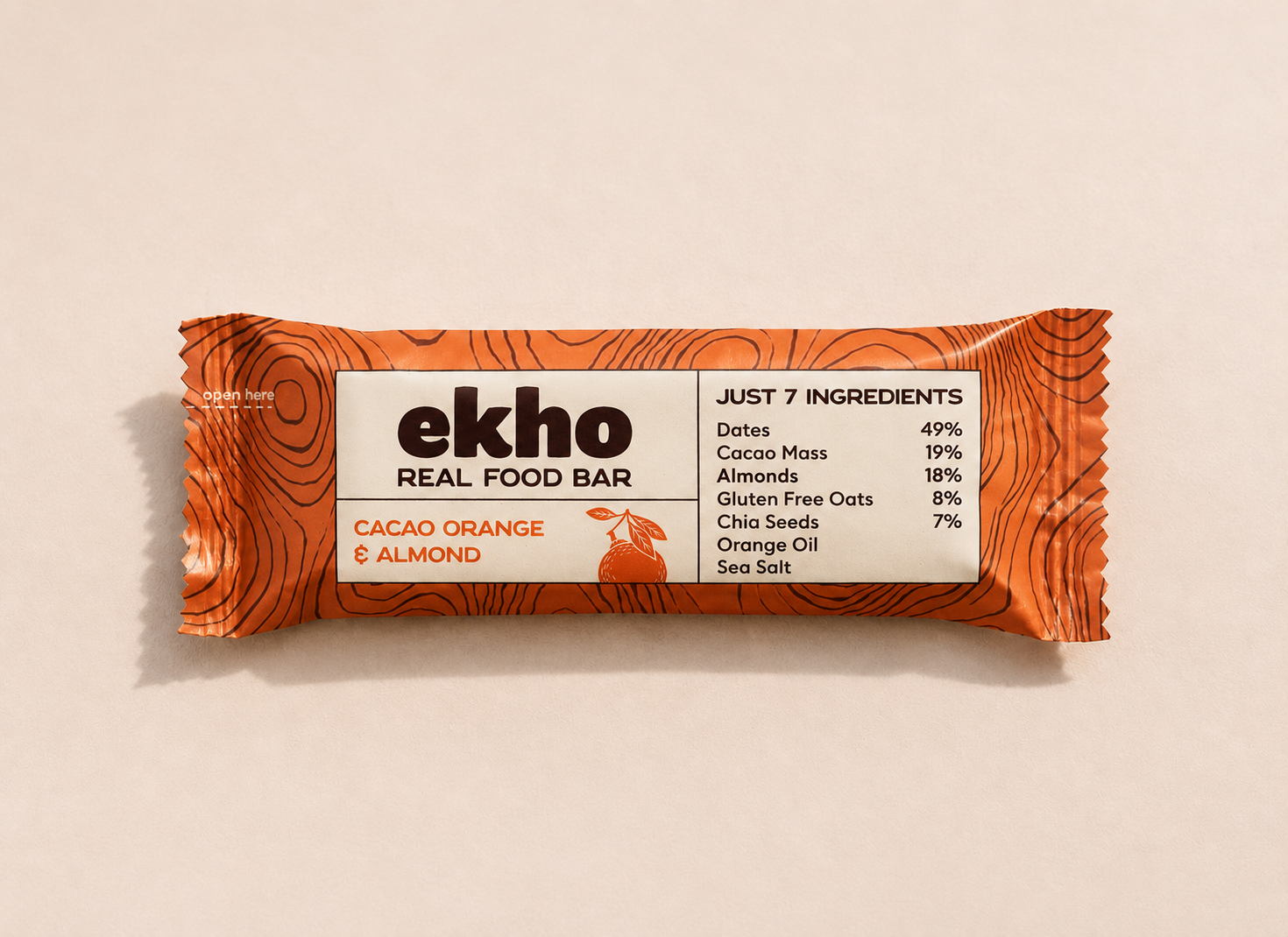 Cacao Orange Almond - Real Food Snack Bar