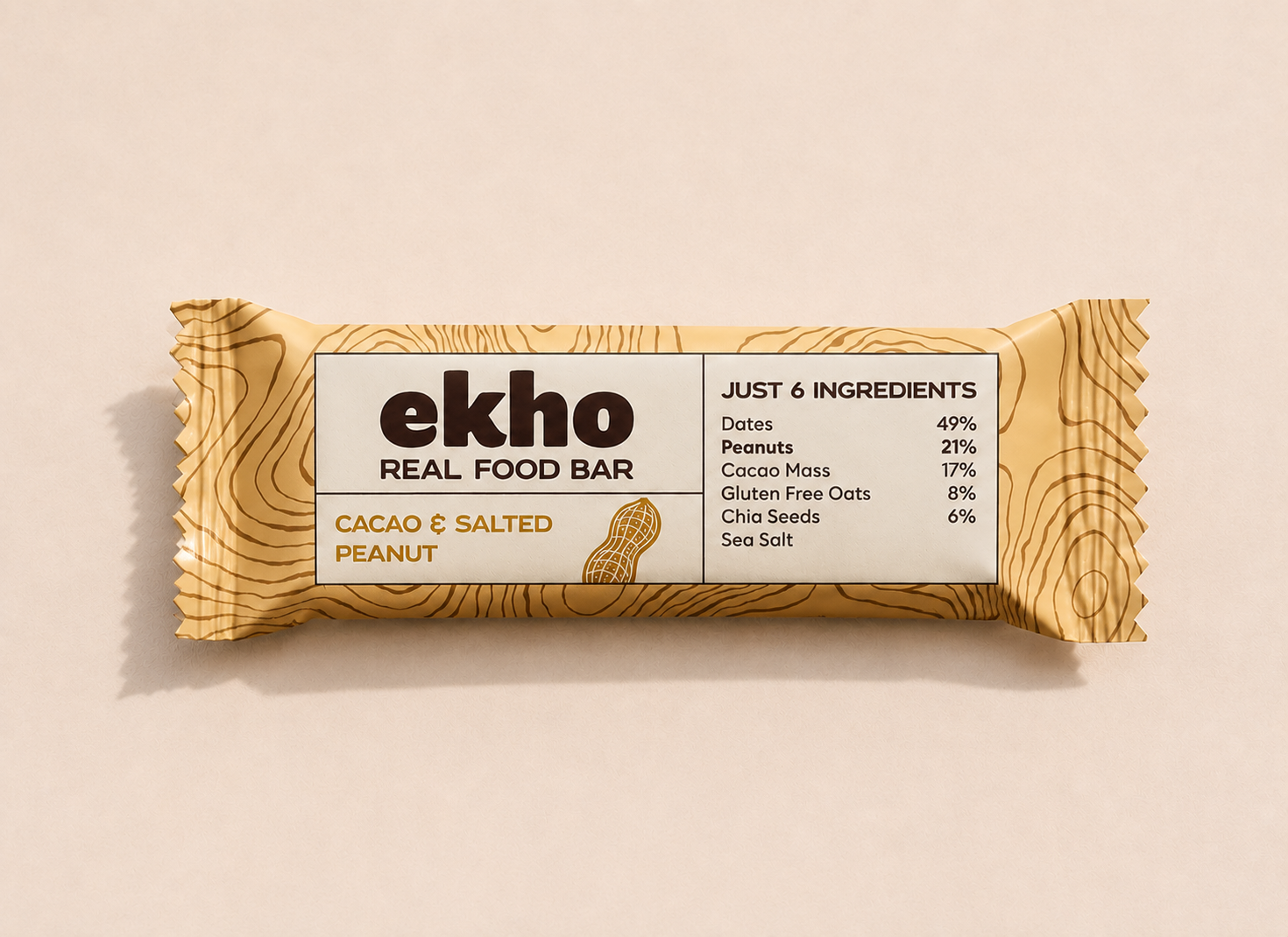 Cacao Salted Peanut - Real Food Snack Bar